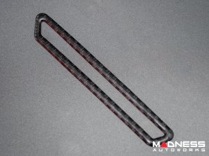Alfa Romeo Giulia Front Pillar Air Vent Cover Trim Kit - Carbon Fiber - Flexible / Self Adhesive 